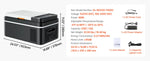 SucceBuy 20L 22L 35L 45L 55L Car Refrigerator Mini Fridge Freezer Portable Compressor Cooler DC 110-240V Ice Box for Camping