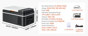 Bild in Galerie-Viewer laden, Succebuy 15-55L Portable Cooler Electric Compressor 12V/24V DC 110-240V AC Freezer Refrigerator for Home
