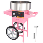 Charger l'image dans la visionneuse de galerie, Amocart Electric Cotton Candy Machine with Cart 1000W Commercial Floss Maker with Stainless Steel Bowl Sugar Scoop

