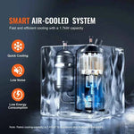 Amocart Industrial Water Chiller CW6000 1500W Cooling System with Compressor 65 L/min Max Flow Rate for Laser Engraving Machine