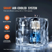 Charger l'image dans la visionneuse de galerie, Amocart Industrial Water Chiller CW6000 1500W Cooling System with Compressor 65 L/min Max Flow Rate for Laser Engraving Machine
