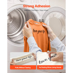 Amocart Heat Transfer Vinyl Glossy HTV Iron on Vinyl Roll Easy to Cut and Weed Strong Adhesion Compatible with Cutting Machines