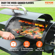 Charger l'image dans la visionneuse de galerie, Amocart Portable Charcoal Grill Propane Gas Grills with Cover and Cart Heavy Duty Iron BBQ Grill for Outdoor Cooking Barbecue
