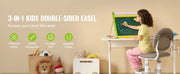 Load image into Gallery viewer, Amocart Children Magnetic Drawing Board 3-in-1 Double-Sided Wooden Kids Art Easel with Painting Accessories for Boys Girls Toys
