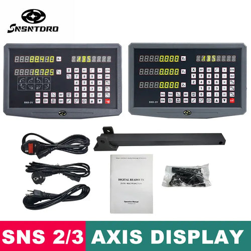 DRO readout SNS-2V/3V EDM RS232 Universal Lathe milling machine TTL AC110V/220V display FOR linear scale Rrating Ruler Encoder