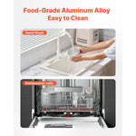 SucceBuy Upright Automatic Ice Cream Maker with Built-in Compressor 1 Quart No Pre-freezing Gelato Maker & Frozen Yogurt Machine