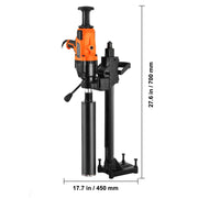 Load image into Gallery viewer, Amocart 2000W/2600W Handheld Core Drill Machine Drilling Diameter Wet&amp;Dry Diamond Core Drill Rig Rugged Concrete Core Drill
