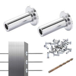 Amocart 121/81/101 Pack T316 Stainless Steel Protector Sleeves for 1/8" or 3/16" Wire Rope Cable Railing