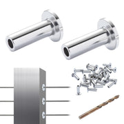 Load image into Gallery viewer, Amocart 121/81/101 Pack T316 Stainless Steel Protector Sleeves for 1/8" or 3/16" Wire Rope Cable Railing
