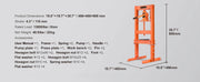Bild in Galerie-Viewer laden, Amocart Hydraulic Shop Press 6T H-Frame Hydraulic Garage/Shop Floor  Shop Press with  Plates for Garage Shop Workshop
