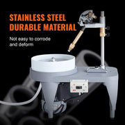 Charger l'image dans la visionneuse de galerie, Amocart Gem Faceting Machine 2800RPM 180W 110V with Faceted Manipulator 1 Bag of Triangle Abrasive Jade Rock Jewel Polisher
