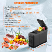 Bild in Galerie-Viewer laden, Amocart 8L to 75L Car Refrigerator Fridge Portable Icebox Single&amp;Dual Zone w/Blue Tooth Temp Adjustable for Outdoor Camping RV
