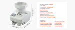 Amocart All-Coin Sorting Machine, Automatic Coin Sorter and Wrapper with LED
