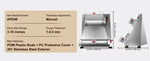 Amocart Pizza Dough Roller Sheeter Stainless Steel Adjustable Thickness Dough Machine for Pasta Maker Equipment