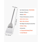 SucceBuy SDS Max Floor Scraper 23.6" x 5.9" Chisel Bit with Shank Compatible with Rotary Hammers for Removing Laminate Flooring