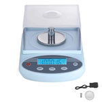 Amocart Analytical Balance High Precision Electronic Digital Analytical Balance with Glass Draft Shield for Laboratory Jewelry