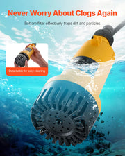 Charger l'image dans la visionneuse de galerie, Amocart Cordless Submersible Water Transfer Pump 528GPH &amp; G3/4" Garden Hose Compatible with Dewalt 20V MAX Battery (No Battery)
