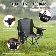 Charger l'image dans la visionneuse de galerie, Amocart Outdoor Camping Chair 350lbs High Load Ultralight Folding Chair Portable Beach Hiking Picnic Travel Seat Fishing Tool
