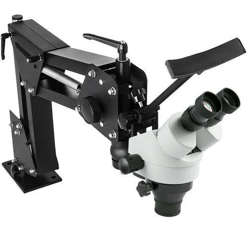 SucceBuy Micro Inlaid Mirror Multi-directional Micro-setting Microscope Jewelry Tools 0.7X-4.5X Super Clear Microscope Magnifier