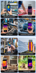 P1 thermal camera 320*240 X³IR Resolution for ios and Android Phone 600℃ High Temp Measurement Range 25Hz for Hvac Inspect