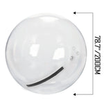 Amocart 2M Water Walking Ball with Air Blower Pump Inflatable PVC Zorb Ball Waterproof for Amusement Park Swimming Pool