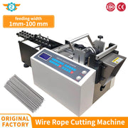 Load image into Gallery viewer, 0.1-2mm Automatic Metal Wire Straightening and Wire Rope Cutting Machine for Stainless Steel Copper Welding Wire Flat Cutter

