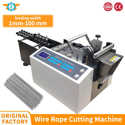 0.1-2mm Automatic Metal Wire Straightening and Wire Rope Cutting Machine for Stainless Steel Copper Welding Wire Flat Cutter