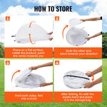 SucceBuy Spray Paint Shelter 40 x 35 x 40 in Pop-Up Portable Spray Paint Tent with Built-In Floor Exhaust Window and Storage Bag