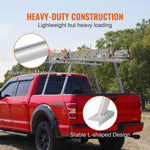 Amocart Truck Rack, 800 lbs Capacity, 71"x31" Aluminum Ladder Rack for Truck with 8 Non-Drilling C-clamps, Heavy Duty Truck Bed