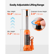 Load image into Gallery viewer, Amocart 4/6/8 Ton Hydraulic Bottle Jack, Heavy Duty Welded Bottle Jack, for Auto Repair, House Lift and Agricultural Equipment
