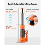 Amocart 4/6/8 Ton Hydraulic Bottle Jack, Heavy Duty Welded Bottle Jack, for Auto Repair, House Lift and Agricultural Equipment