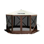 Amocart Pop-up Camping Gazebo Camping Canopy Shelter 6 Sided 12' x 12' / 10' x 10' Sun Shade Tents & Canopies Camping & Hiking