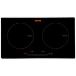 Amocart 2 Burners Electric Induction Cooktop Stove Hob Built-in Burner Cooker Sensor Touch Control Magnetic Cooker Hot Plate