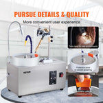 Amocart Gem Faceting Machine 180W Jade Grinding Polishing Machine 0-2980RPM Adjustable Rotating Speed Rock Jewel Angle Polisher