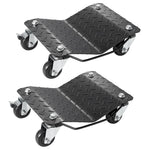 Amocart Car Tire Wheel Trolley Dollies 2/4PCS 1500lb Weight Capacity Vehicle Skate Moving Tire with 4 Casters Auto Repair Mover