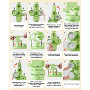 Bild in Galerie-Viewer laden, Amocart Button Maker Machine Plastic Pin Maker 100pcs Button Parts Circle Cutter and Hex Wrenches Reinforced Ergonomic Handle
