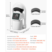 Charger l'image dans la visionneuse de galerie, Amocart Auto Hat Heat Press Machine with 2 Interchangeable Platens Automatic Open &amp; Release Touchscreen Temperature Control
