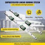 SucceBuy Linear Guide Rail 2PCS Linear Rail+1Pcs RM1605-1000mm/1500mm Ballscrew BF12/BK12 Kit for DIY CNC Routers Lathes Mills