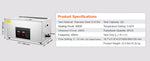 Amocart 2L 3L 6L 10L 22L 30L Ultrasonic Cleaner Stainless Steel Portable Cleaning Washing Machine Ultrasound Home Appliance