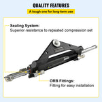 Amocart Hydraulic Steering Cylinder 150HP HC4645H Front Mount Hydraulic Outboard Marine Steering Cylinder Fit for Boat Steering
