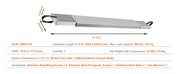 Charger l'image dans la visionneuse de galerie, Amocart Telescoping Aluminum Work Plank 9-15 Feet 500lbs Capacity 12.5in Width Aluminum Scaffold Plank Extension Staging Plank

