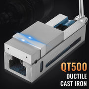 Charger l'image dans la visionneuse de galerie, Amocart Milling Vise 4"/100mm Bench Clamp Vise Nodular Cast Iron Material Clamping Vise Clamping Force 19KN Max Milling Machine
