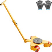 Bild in Galerie-Viewer laden, Amocart Machinery Skate Dolly Industrial Heavy Duty Mover with Handle 360° Swivel Wheels Non-Slip Cap for Warehouse Workshop
