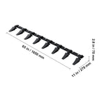 Amocart Bucket Tooth Bar Heavy Duty Tractor Bucket Teeth Bar for Sub-Compact Tractor Loader 4560 lbs Load-Bearing Capacity