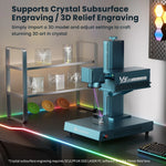 SCULPFUN UV Laser Engraver 5W Compatible For Almost All Materials Support 3D Relief Engraving Lightburn