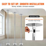 Amocart Professional Dancing Pole Spinning Static Dancing Pole Kit Portable Removable Pole 45mm Heavy-Duty Stainless Steel Pole