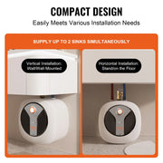 Charger l'image dans la visionneuse de galerie, Amocart Electric Mini-Tank Water Heater 1440W Hot Water Boiler Storage for Kichen Bathroom Restaurant Shelf Wall Floor Mounted
