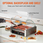 Amocart  5/7/11 Commercial Hot Dog Roller Electric Sausage Maker Barbecue Grill Machine for Camping Party Home Appliance 110V