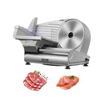 Amocart Meat Slicer Electric Deli Food Slicer SUS 420 Stainless Steel Blade and Blade Guard Adjustable Thickness for Home Use