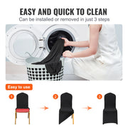 Charger l'image dans la visionneuse de galerie, Amocart 50PCS Spandex Chair Cover for Wedding Party Universal Fitted Chair Cover Removable Washable Protective Slipcovers

